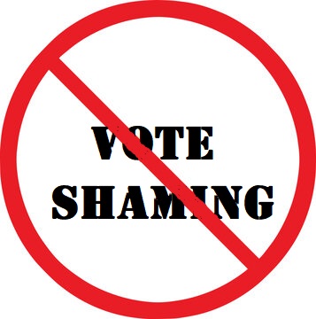 no vote shaming