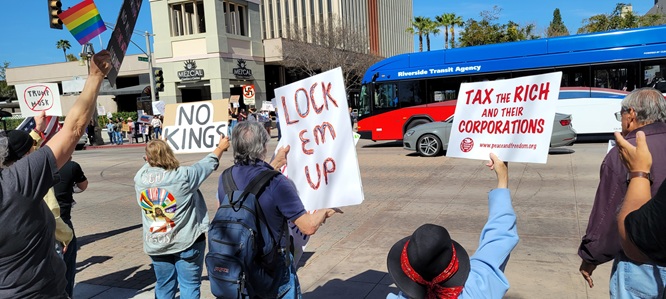 Riverside anti democracy action 0325 1