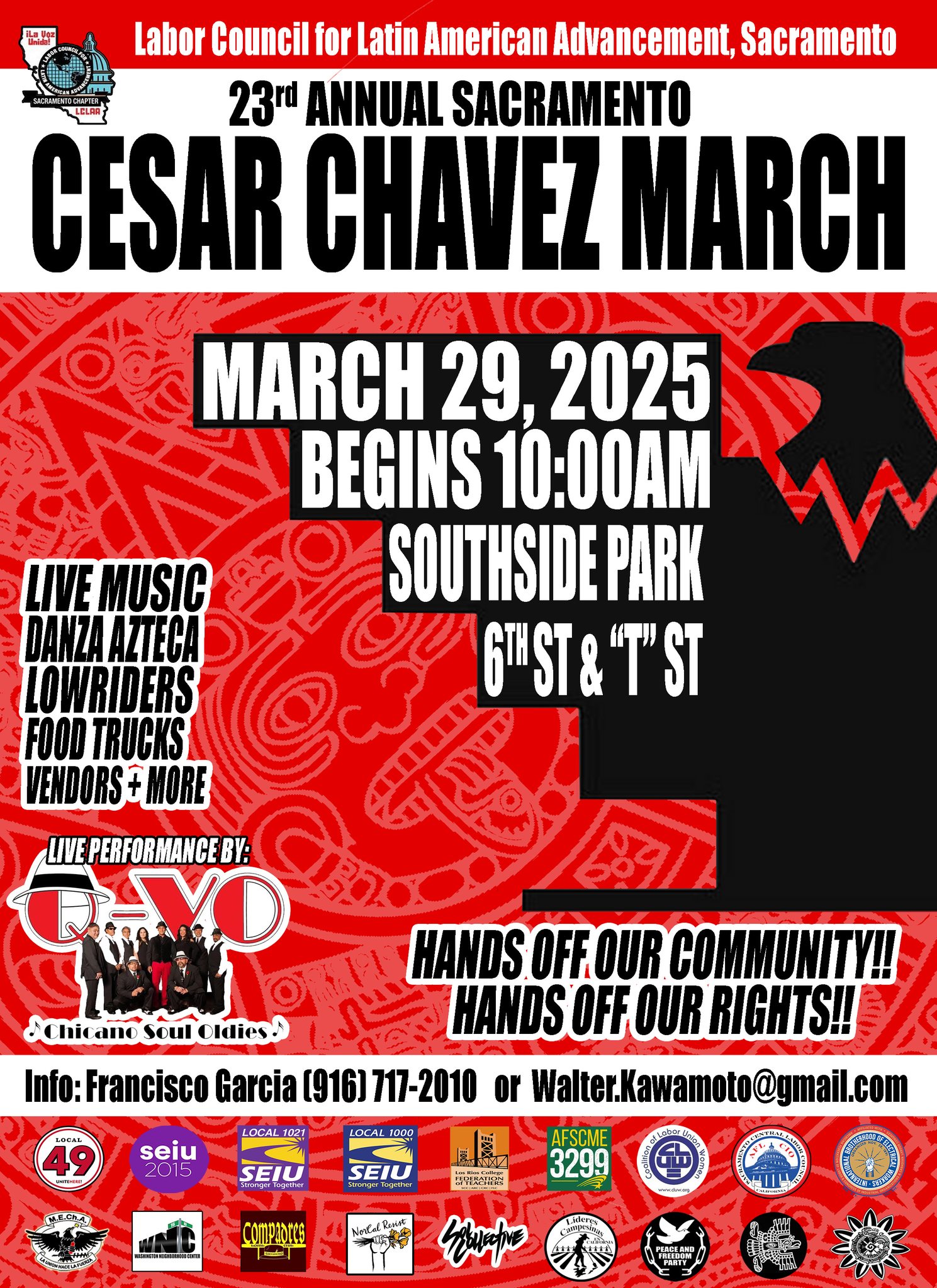 Cesar Chavez march Sac 2025 0