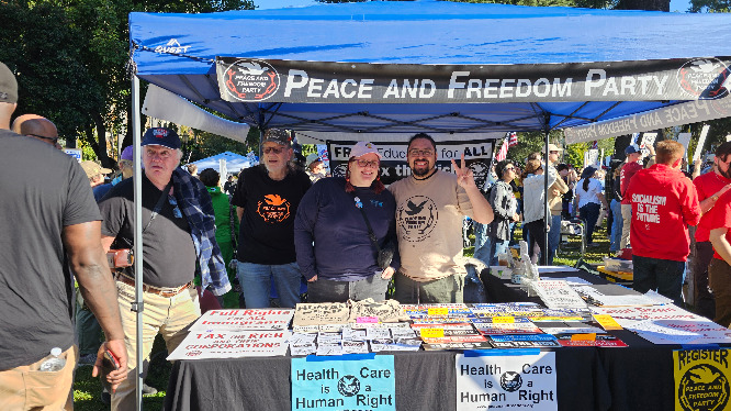 No Kings PFP Sacramento Booth 1