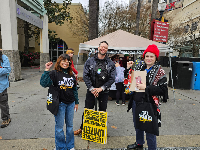 MLK March Sacramento 2026 VSCA Volunteers Petitioning